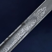 British WW1 Infantry Officers Sword of Captain Charles Roydon Brown MC MID, Essex Regt, KIA France 1917 32